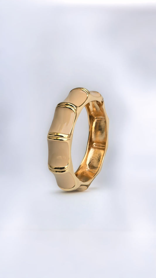 Meher Enamel Bracelets - Beige